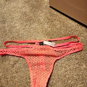 Victoria's Secret coral colored  thong